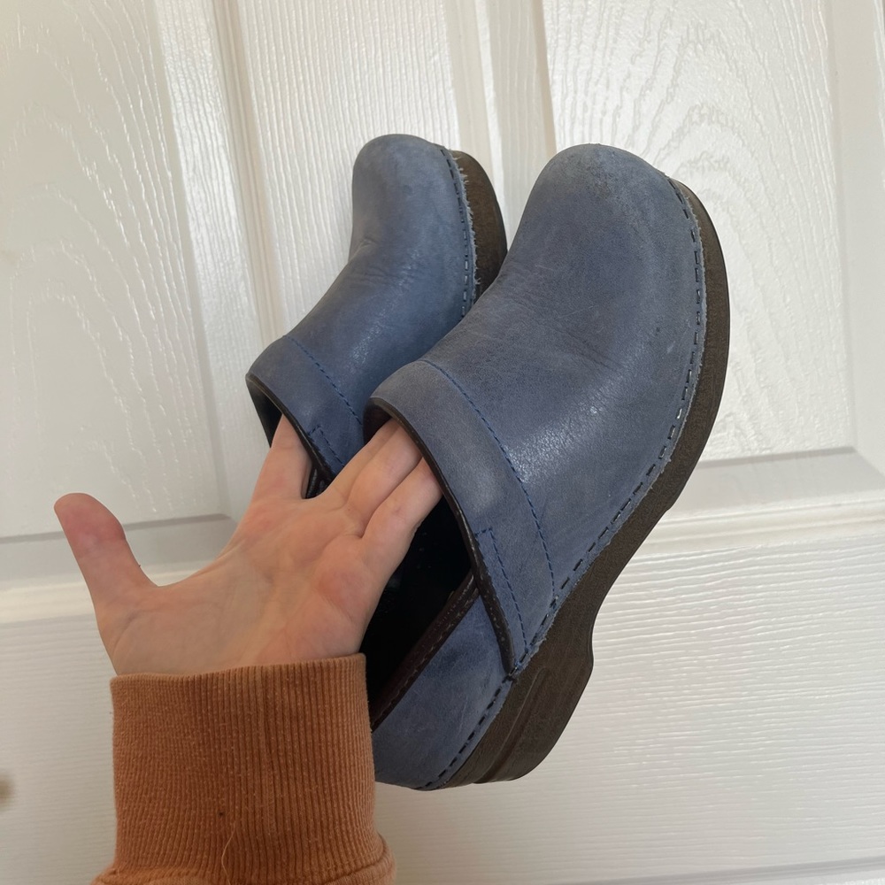 Blue DANSKO clogs
